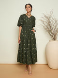Vestido.  Algodón.  Anarkali