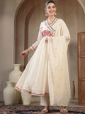Anarkali.  Vestido.  Algodón.  Premium.